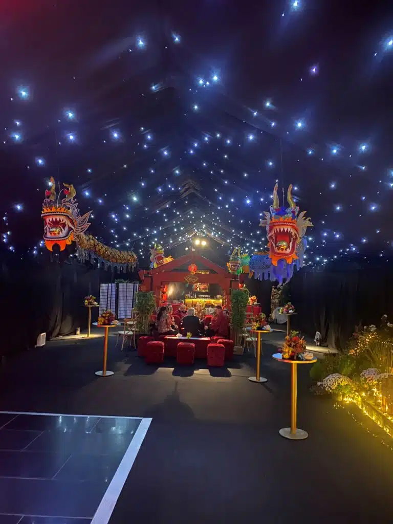 Chinese themed marquee